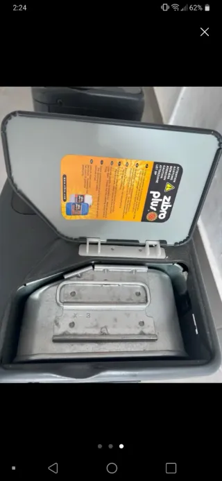 Estufa de parafina gris