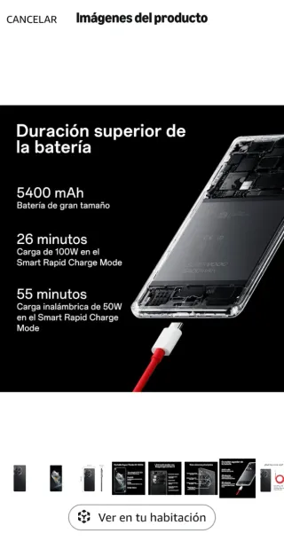 OnePlus 12 5G 16GB/512GB Negro