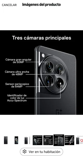 OnePlus 12 5G 16GB/512GB Negro