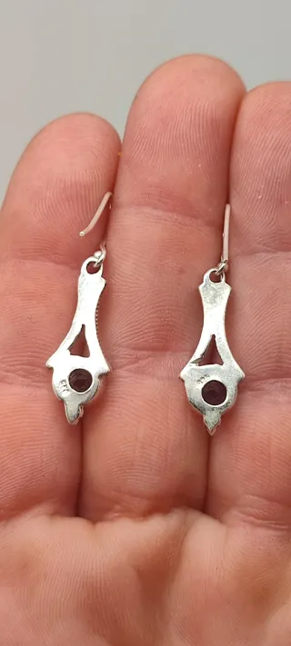 Pendientes de Plata y Amatistas.