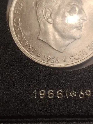 5 Monedas 100 Pts 1966,2 monedas 5 pts 1949*49,*50