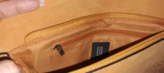 Bolso de mano Misako amarillo mostaza