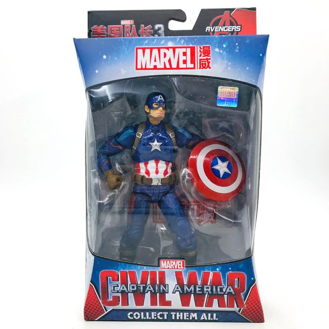 Figura Capitán América Marvel Legends Civil War