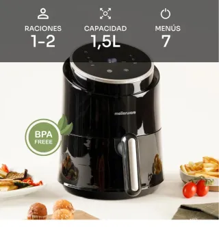 Freidora de aire Mellerware negra