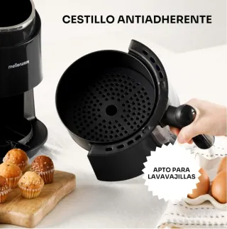 Freidora de aire Mellerware negra