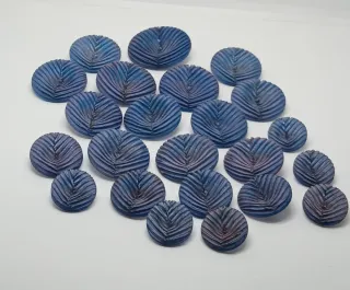 Fascino vintage 23 bottoni originali anni 60 Space