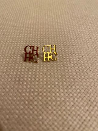 Pendientes CH Carolina Herrera Dorados