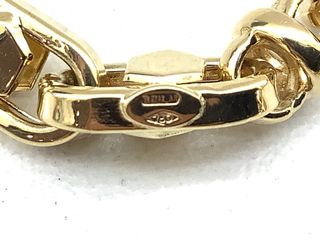 cadena oro 18k 30cm