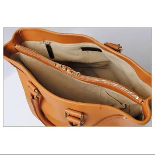 Borsa Yves Saint Laurent in pelle marrone