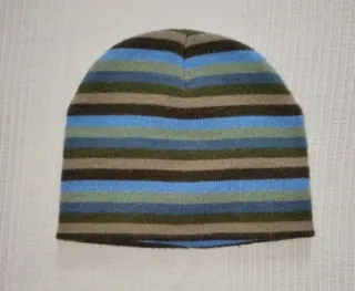 Gorro de lana a rayas