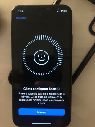 iPhone X Negro libre y reseteado de fábrica