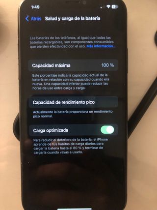 iPhone X Negro libre y reseteado de fábrica