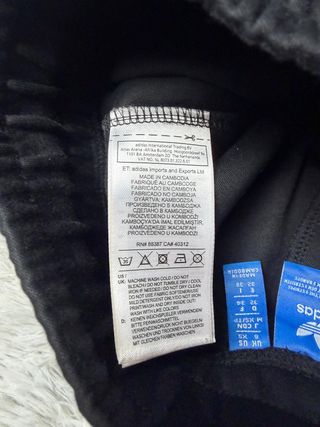 Pantalón Adidas Originals Team Adidas Negro Jogger