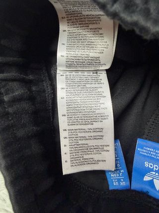 Pantalón Adidas Originals Team Adidas Negro Jogger