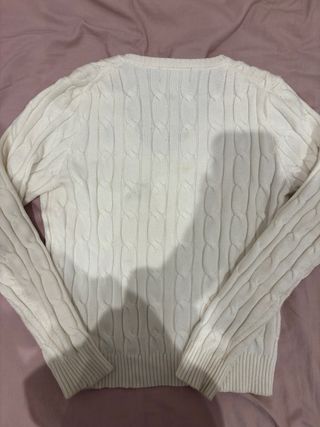 Jersey Polo Ralph Lauren Blanco Trenzado