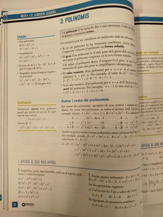 Matemàtiques 3r ESO (Maria Gaetana Agnesi) - Innova 2 - 978