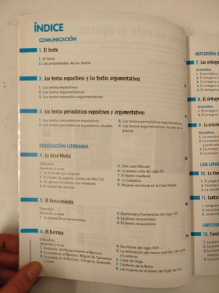 Lengua Castellana y Literatura 3r ESO - Situaciones - Libro