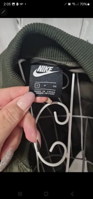 Chaqueta Bomber Nike Verde Militar