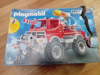 Camion dei Vigili del Fuoco Playmobil con Figura