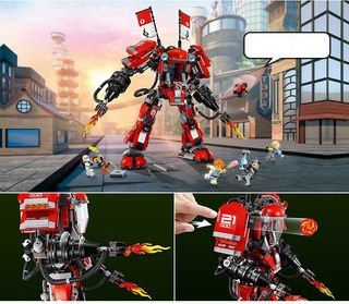 Robot del Fuoco di NINJAGO Bela 10720