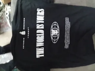 Camiseta Negra Scarface The World Is Yours