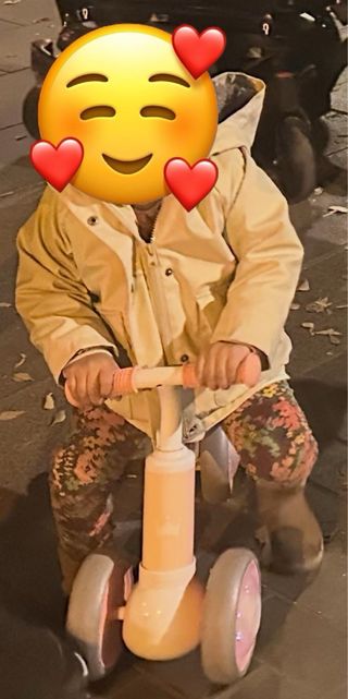 Bici de equilibrio infantil rosa