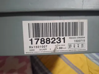 Sandalias de fiesta plateadas y negras