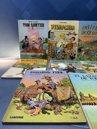 Tebeo vintage. Maravillas de La Literatura. Ed. Ítaca, años 80.