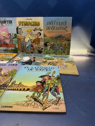 Tebeo vintage. Maravillas de La Literatura. Ed. Ítaca, años 80.