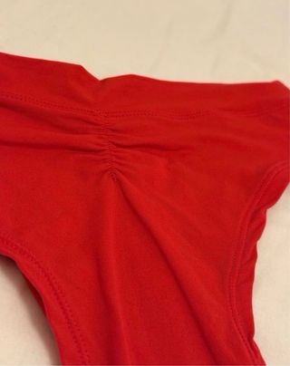Tanga Bragas rojo Women Secret navidad new talla S