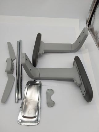 LarkLeaves Silla de Oficina Ergonómica con Reposapiés Ajustable - Respaldo 5 Niveles, Soporte Lumbar 2D, Reposabrazos/Cabezal 3D