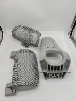 LarkLeaves Silla de Oficina Ergonómica con Reposapiés Ajustable - Respaldo 5 Niveles, Soporte Lumbar 2D, Reposabrazos/Cabezal 3D