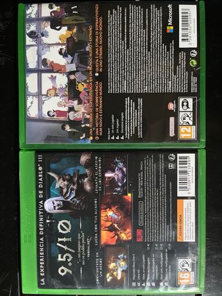 Juegos Xbox One 15€/unidad