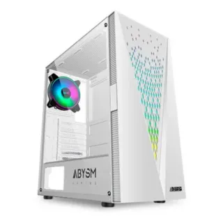 Caja PC Gaming ABYSM Blanca