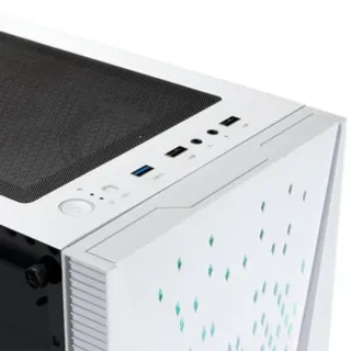 Caja PC Gaming ABYSM Blanca