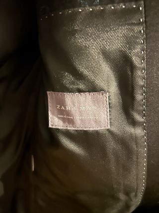 Americana de gala azul con dibujo