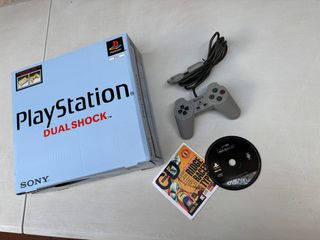 CONSOLA PS1 PLAY STATION 1 CAJA+MANUAL+MANDO