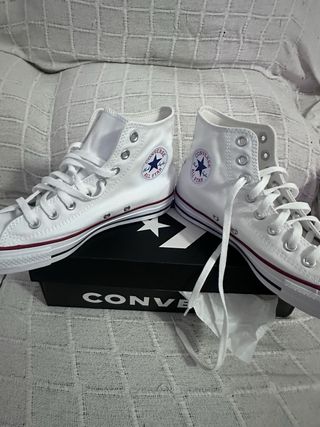 Converse All Star Blancas Talla 41 Nuevas en caja