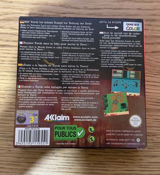 Turok 3 Game Boy Color PAL nuevo