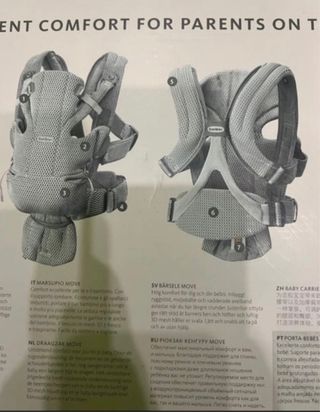 Zaino portabebè BabyBjörn Move Airy Mesh