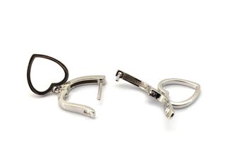 pendientes plata 925mm con piedra con circonita