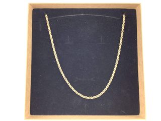 cadena oro 18k 25cm