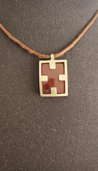 Collar Unisex Uno de 50 Ámbar Original