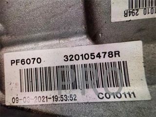 CAJA CAMBIOS MANUAL RENAULT TRAFIC III FURGÓN (06.2014->) 2.0 L1H2 2,9T [2,0 LTR. - 107 KW DCI DIESE