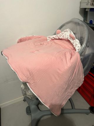 Sacco Mayoral per bambina, doppia apertura, molto caldo.