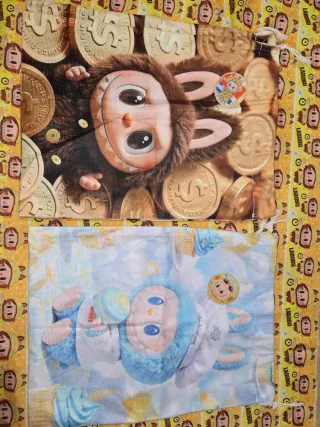 Bolsas de tela Labubu 24x30 cm