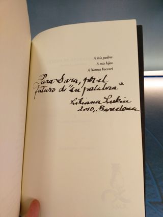 Teatro de Operaciones. Anatomía y Literatura _ Liliana Lukin.   Autografiado.