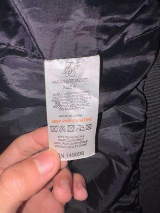 Chaqueta SikSilk Talla S Verde