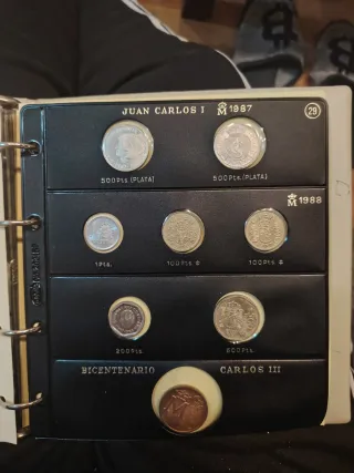 8 Monedas Juan Carlos I (1987-1988)