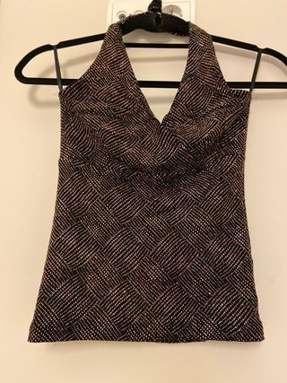 Top fiesta brillo elástico TRUCCO talla 40